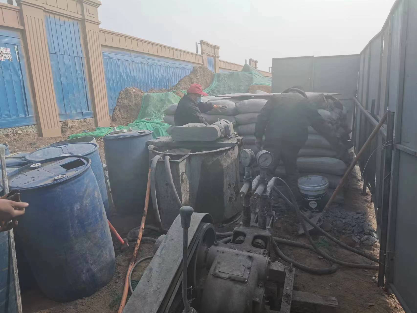 兰陵地基沉降注浆加固